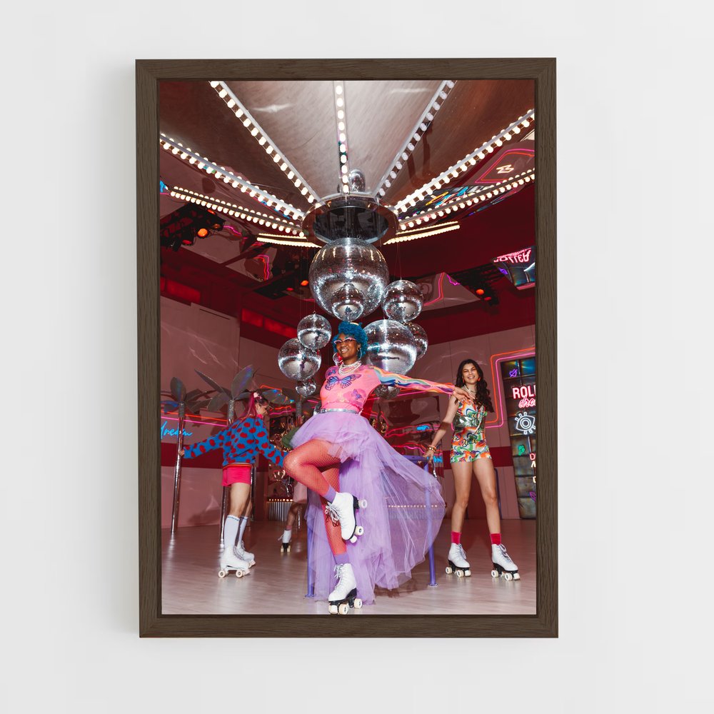 Poster Disco Queens – affiche Roller (vue 5)